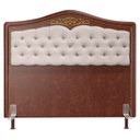 Ver imagem 3 de Cabeceira Cama Box Casal King 195cm Imperial J02 Facto Marrom/Bege- Mpozenato