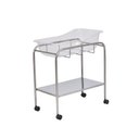 Ver imagem 1 de Berço com Cesto Acrílico Estrutura em Aço Inox .