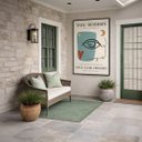 Ver imagem 1 de Quadro Canvas The Eye Exhibition 90x60cm Mold Preta