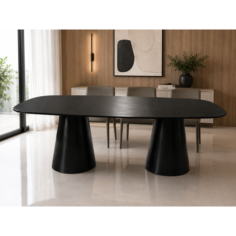 Mesa de Jantar Orgânica Essenza Duocone 180x100cm