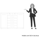 Ver imagem 7 de Cômoda Sapateira Santana 7 Gavetas 2 Portas Cinamomo