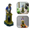 Ver imagem 5 de Imagem São José Operário Resina Nacional 13 Cm