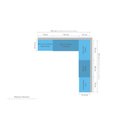 Ver imagem 5 de Armário de Cozinha Completa Modulada 8 Peças sem Tampo de 120 Mel Luciane Móveis