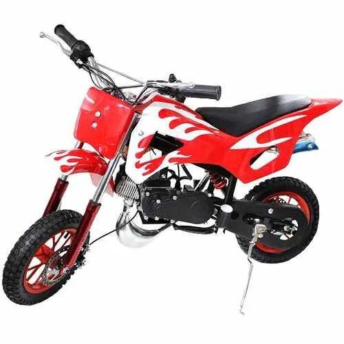 Motinha Mini Moto De Trilha Motocross 20 Cm Coloridos Vermelho