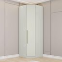 Ver imagem 1 de Canto Oblíquo Modulado Bellagio 1 Porta 1 Prateleira MDF-MDP 81,5cm Bege