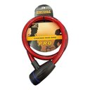 Ver imagem 2 de Cadeado para Bicicletas e Motos 80CMX14MM Startools Vermelho