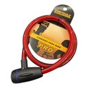 Ver imagem 1 de Cadeado para Bicicletas e Motos 80CMX14MM Startools Vermelho