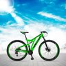 Bicicleta Aro 29 Quadro 19 Alumínio 21v Suspensão Freio Disco Mecânico Z-FULL Verde - Dropp - 2