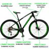 Bicicleta Aro 29 Quadro 19 Alumínio 27v Câmbio Shimano Freio Hidráulico TX Preto/Verde - Dropp - 4