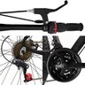 Bicicleta Aro 29 Quadro 15 Alumínio 21 Marchas Suspensão Freio Disco XLT Preto/Laranja - KSW - 4