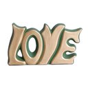 Ver imagem 1 de Palavra Love Grande em Cerâmica Fosca Decor de Sala - Verde Gold
