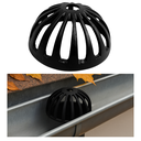 Ver imagem 2 de Ralo Anti Entupimento de Calhas para Condutor Tubo de 150mm 6 Polegadas em Alumínio Preto