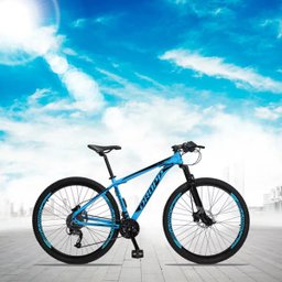 Bicicleta Aro 29 Quadro 19 Alumínio 27v Câmbio Shimano Altus Freio Hidráulico Azul/Preto - Dropp - 2 Bicicleta Aro 29 Quadro 19 Alumínio 27v Câmbio Shimano Altus Freio Hidráulico Azul/Preto - Dropp - 2