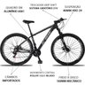 Bicicleta Aro 29 Quadro 15 Alumínio 21 Marchas Suspensão Freio Disco XLT Preto/Cinza - KSW - 3