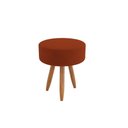Ver imagem 7 de Poltrona Decorativa Cadeira Sala com Puff Balaqui Decor Terracota