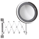 Ver imagem 5 de Espelho de Aumento com Led para Maquiagem Flex Lux - Cromo