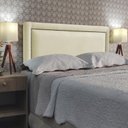 Ver imagem 2 de Cabeceira de Cama Estofada Sevilha Diamond Premium Suede Rbl:solteiro Painel/bege