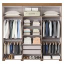 Ver imagem 2 de Guarda-Roupa Casal 6 Portas de Abrir sem Espelho e 2 Gavetas Itá Marrocos/Off White - MX Móveis