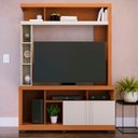 Ver imagem 6 de Estante Painel Tv 50 Pol 136cm Zani Freijó/off White C05 - Mpozenato