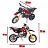 Mini Motocross 49cc Bike A Gasolina 2 Tempos Preta - 6