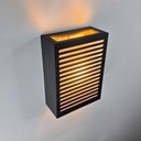 Ver imagem 5 de Luminária de Parede Decorativa LED Corredor Quarto Sala Ébano Marrom Bivolt MDF G9