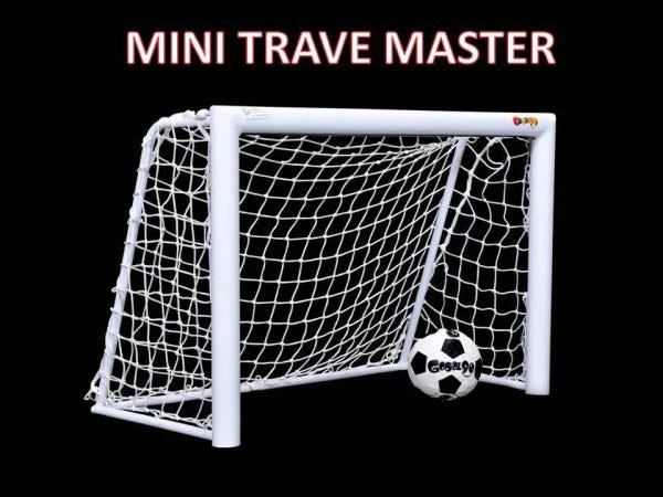 Kit Par Mini Trave De Futebol Goool 90, MadeiraMadeira