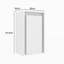 Ver imagem 5 de Armário de Parede Suspenso Articulável Am3106 Branco Tecnomobili
