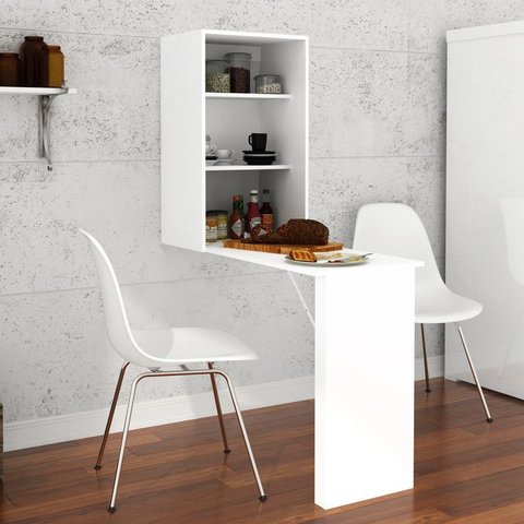 Armário de Parede Suspenso Articulável Am3106 Branco Tecnomobili