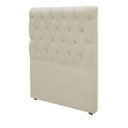 Ver imagem 2 de Cabeceira Box Shop Paris Solteiro 90cm Em Corino Bege