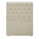 Ver imagem 1 de Cabeceira Box Shop Paris Solteiro 90cm Em Corino Bege