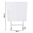 Ver imagem 4 de Mesa Ferro Dobrável Açomix Branca