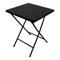 Mesa Ferro Dobrável Açomix Preto - 1