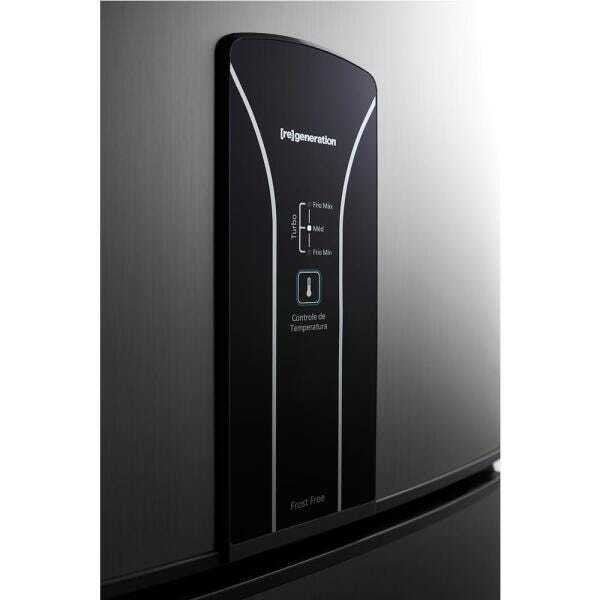 Geladeira / Refrigerador Panasonic, Frost Free, Duplex, 387L, Aço Escovado - NR-BT40B - 110V - 2