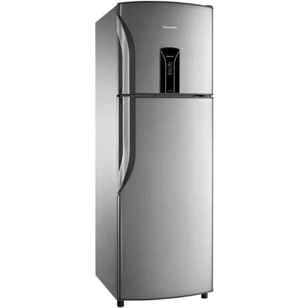 Geladeira / Refrigerador Panasonic, Frost Free, Duplex, 387L, Aço Escovado - NR-BT40B - 110V - 1