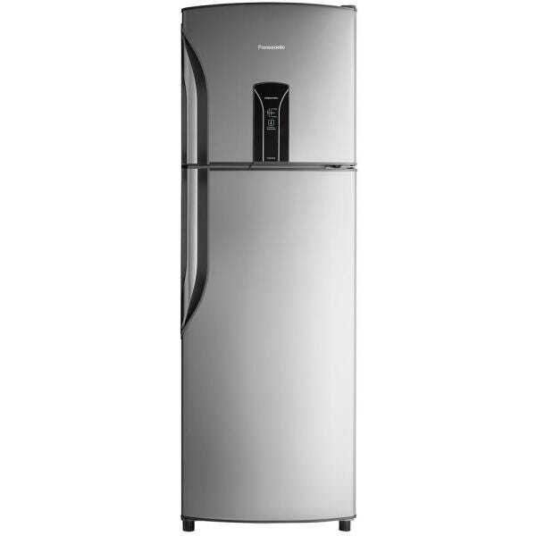 Geladeira / Refrigerador Panasonic, Frost Free, Duplex, 387L, Aço Escovado - NR-BT40B - 110V - 3