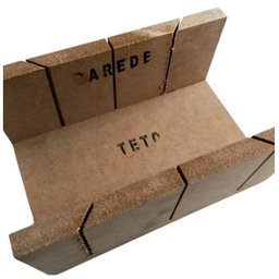 Caixa Meia Esquadria Corte Gabarito 45º/90º MDF - 2