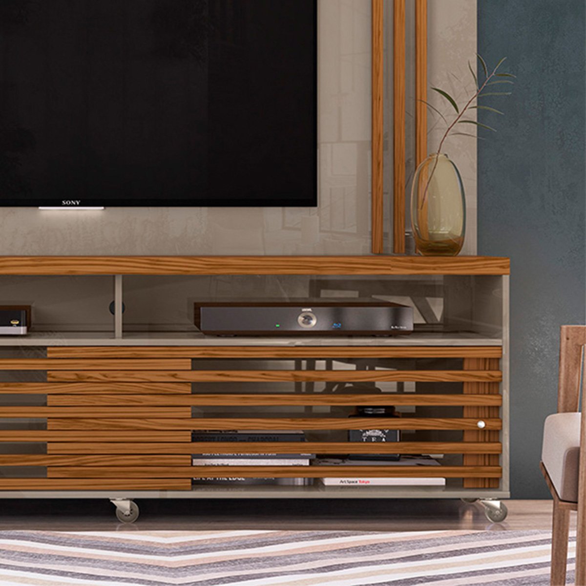 Composição Frizz Tvs até 65” Fendi Naturale 709133 Madetec