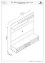 Ver imagem 4 de Bancada Suspensa Frizz Sublime para TV até 55 Polegadas - Madetec - Naturale/Off White