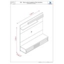 Ver imagem 4 de Bancada Suspensa Frizz Sublime para TV até 55 Polegadas - Madetec - Naturale/Off White