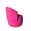 Ver imagem 2 de Poltrona Decorativa Beatriz Orgânica Veludo Rosa Pink