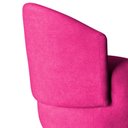 Ver imagem 4 de Poltrona Decorativa Beatriz Orgânica Veludo Rosa Pink