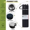 Kit Garrafa Térmica Stanley Vacuum Flask Set Inox 500ml + 3 Xícaras - 4
