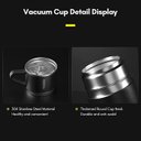 Ver imagem 5 de Kit Garrafa Térmica Stanley Vacuum Flask Set Inox 500ml + 3 Xícaras