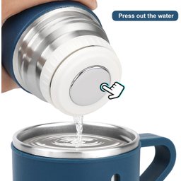 Kit Garrafa Térmica Stanley Vacuum Flask Set Inox 500ml + 3 Xícaras - 9