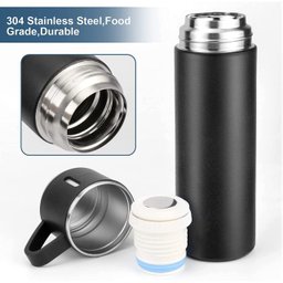 Kit Garrafa Térmica Stanley Vacuum Flask Set Inox 500ml + 3 Xícaras - 7