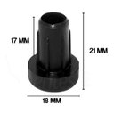 Ver imagem 2 de Kit C/24 Pés Niveladores C/base de 22mm + Bucha Plástica