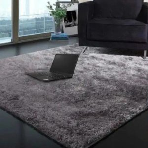 Tapetes Quarto/Sala Super Macio Luxo Casen Cinza