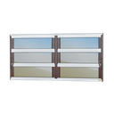 Ver imagem 1 de Basculante Alumínio 2 Seções 60 x 240 Elite V.Refl.Mix Corten Brimak