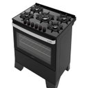 Ver imagem 2 de Fogão Mueller 5 Bocas Piacere Vetro Preto Fosco com Mesa de Vidro