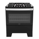 Ver imagem 4 de Fogão Mueller 5 Bocas Piacere Vetro Preto Fosco com Mesa de Vidro